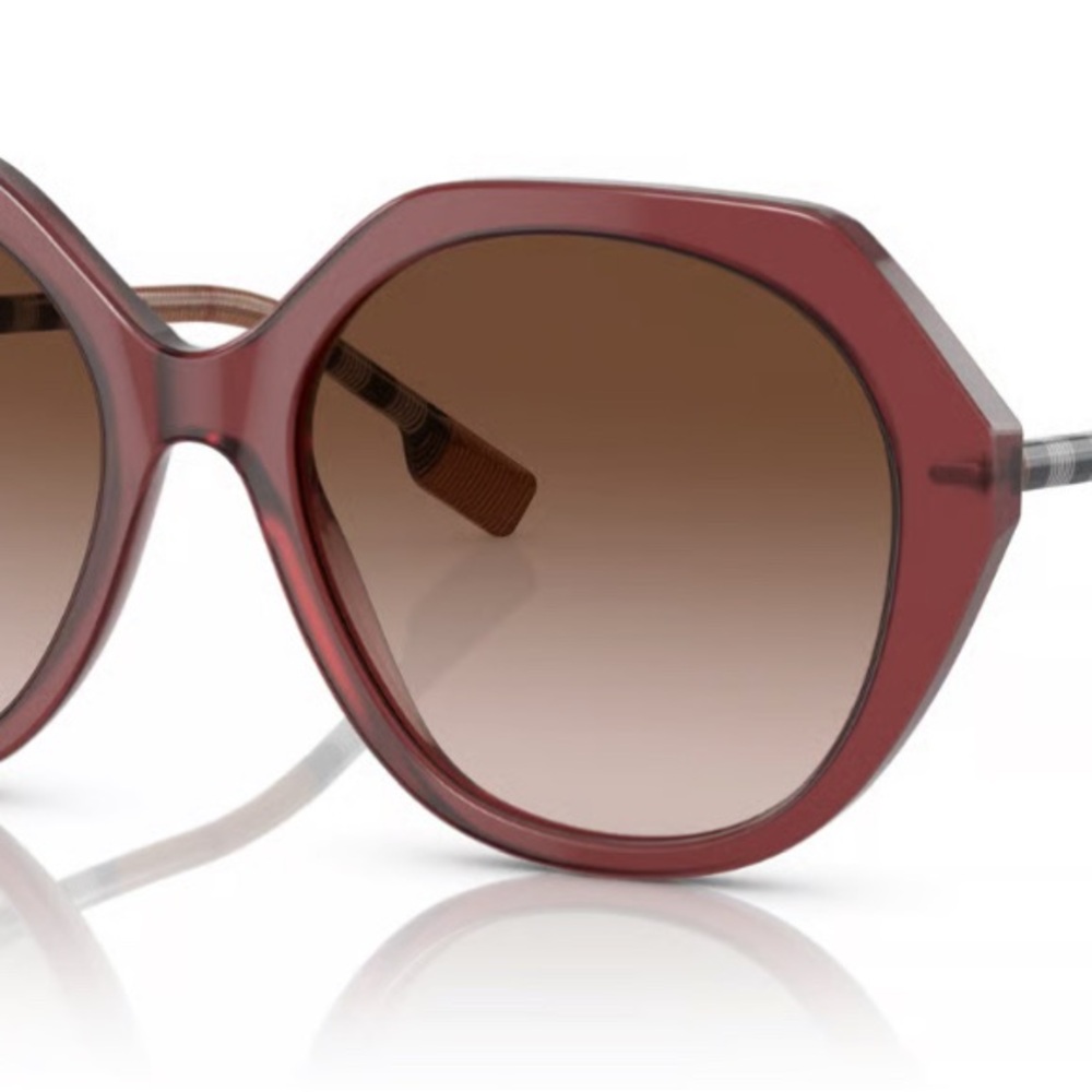 Burberry Red and Brown Sunglasses